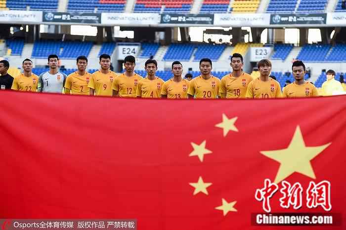 国足2:0战胜中国香港。图片来源：osports全体育图片社