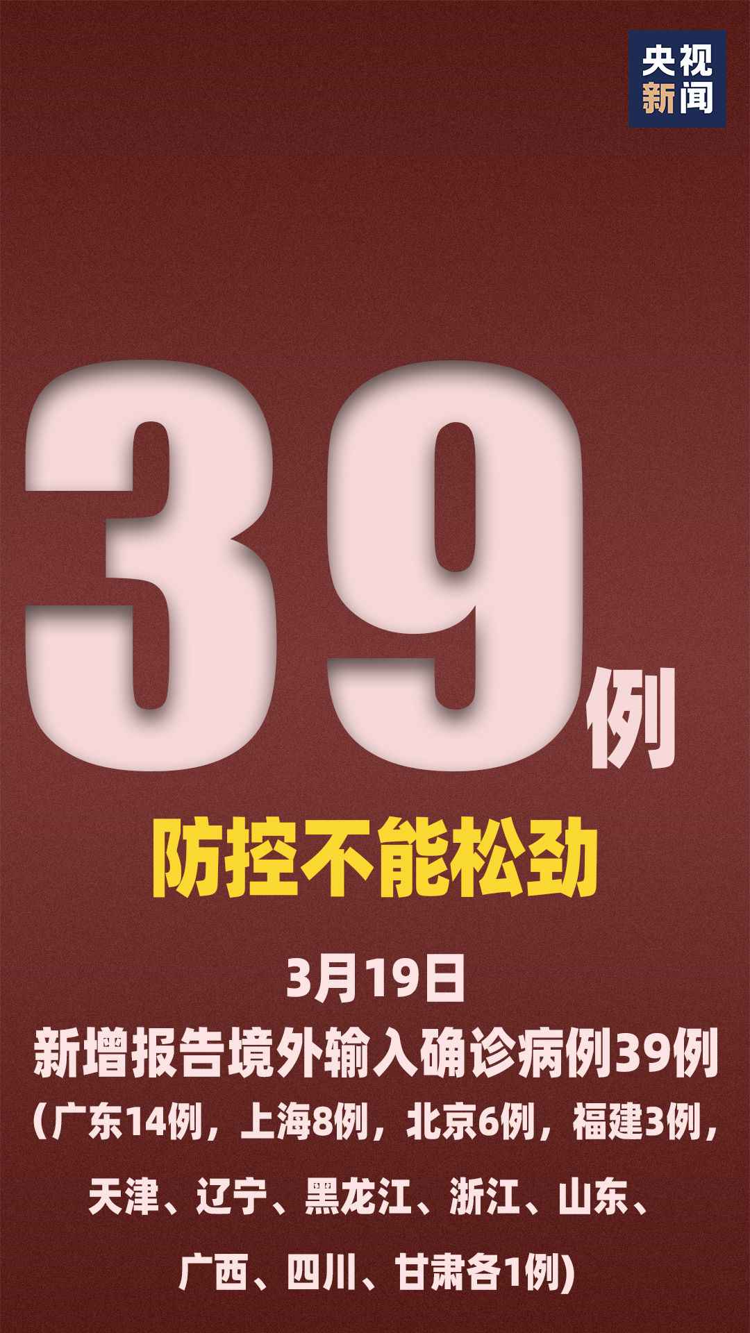 警惕！12省份，39例境外输入，中国重剑队3名队员