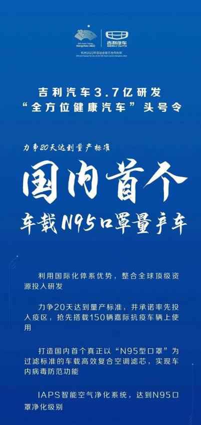 首批海外采购医疗物资已送至一线，吉利汽车全球总动员共同战疫