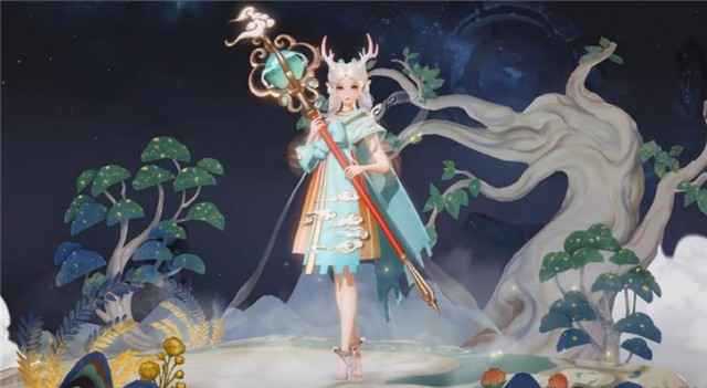 《王者荣耀》瑶新皮肤敦煌神鹿展示视频释出 明