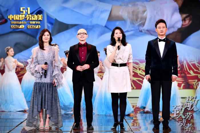 节目组供图 央视五一晚会致敬劳动者 张国立讲述抗疫故事催