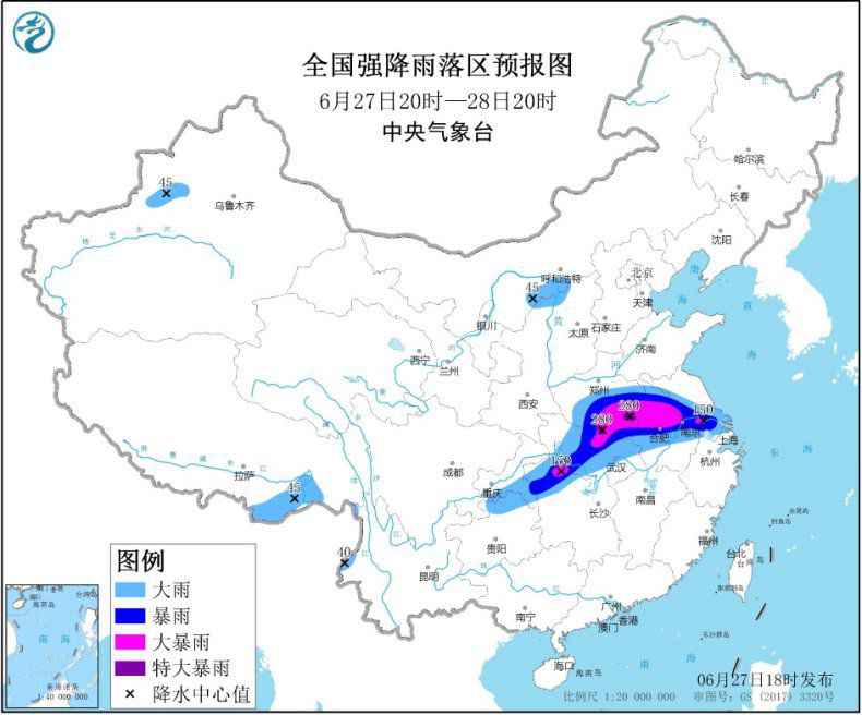 江汉黄淮江淮有强降雨 西北地区东部华北多对流