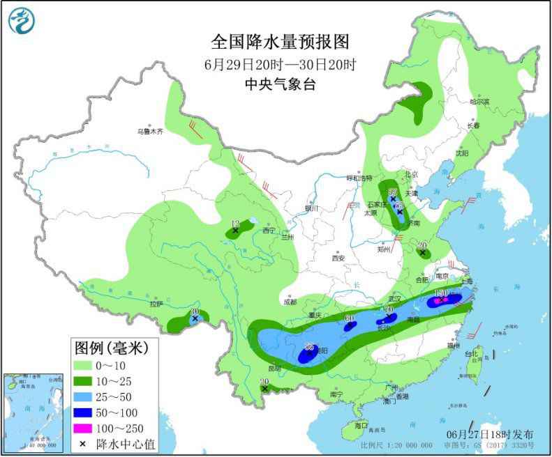 江汉黄淮江淮有强降雨 西北地区东部华北多对流