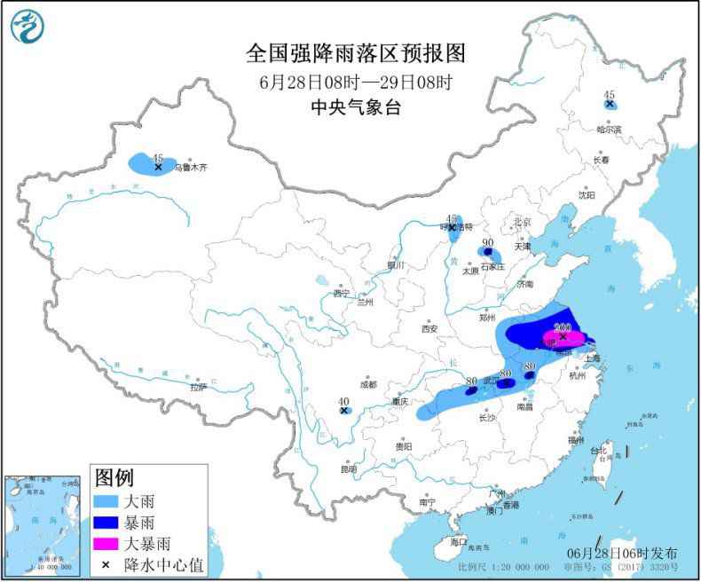 黄淮江淮等地有强降雨 西北地区东部华北多对流