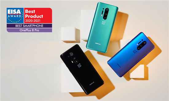 EISA大奖揭晓：一加 8 Pro 获“年度最佳智能手机奖