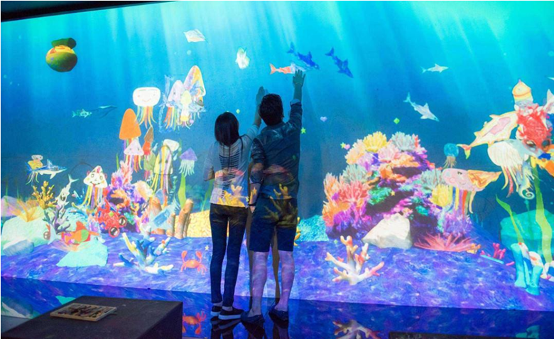 多媒体展厅设计融入多媒体展项后效果更生动形